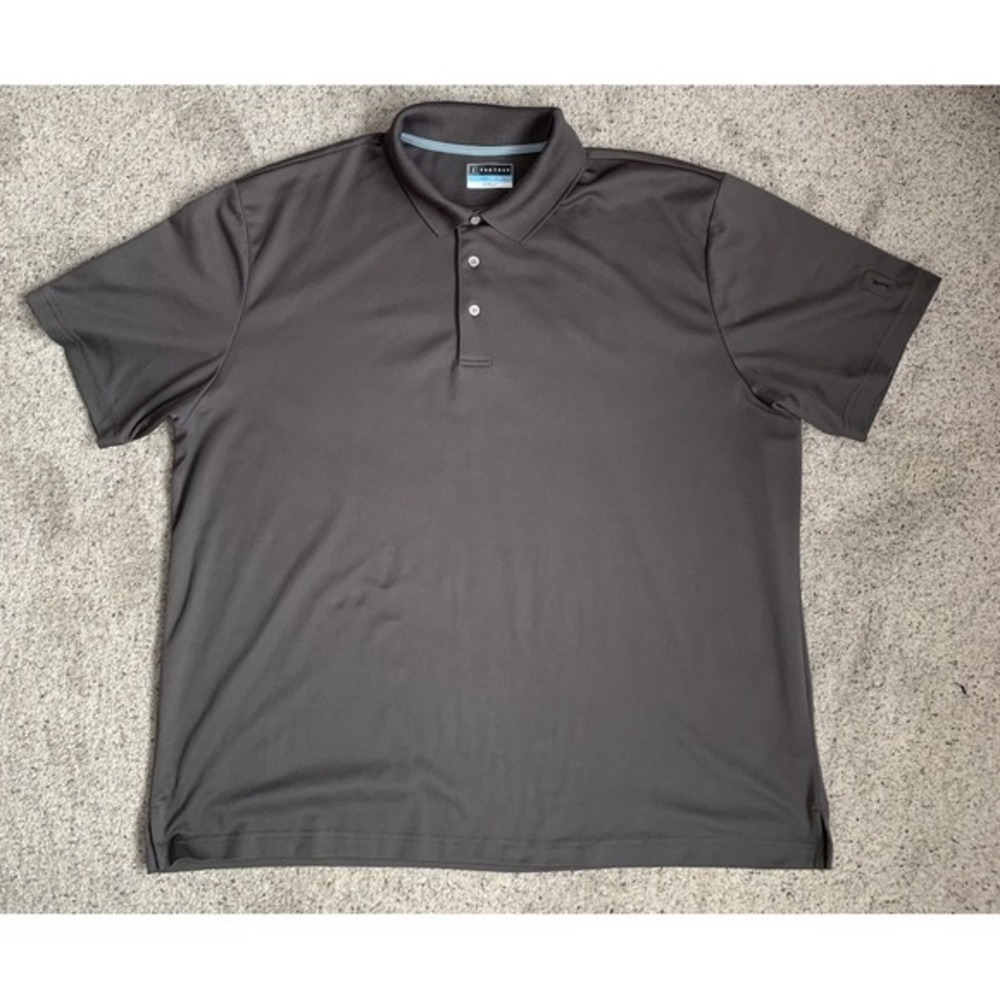 PGA Tour Men's Gray Grey Golf Polo Airflux Size XXL 2XL